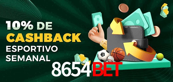 10% de bônus de cashback na 8654Bet
